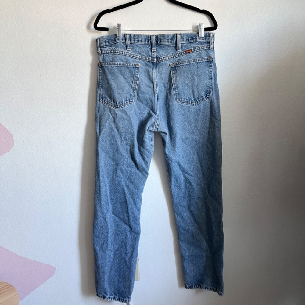 90s Rustler Vintage Men's Jeans,‎ Retro Aesthetic Denim, 36x32